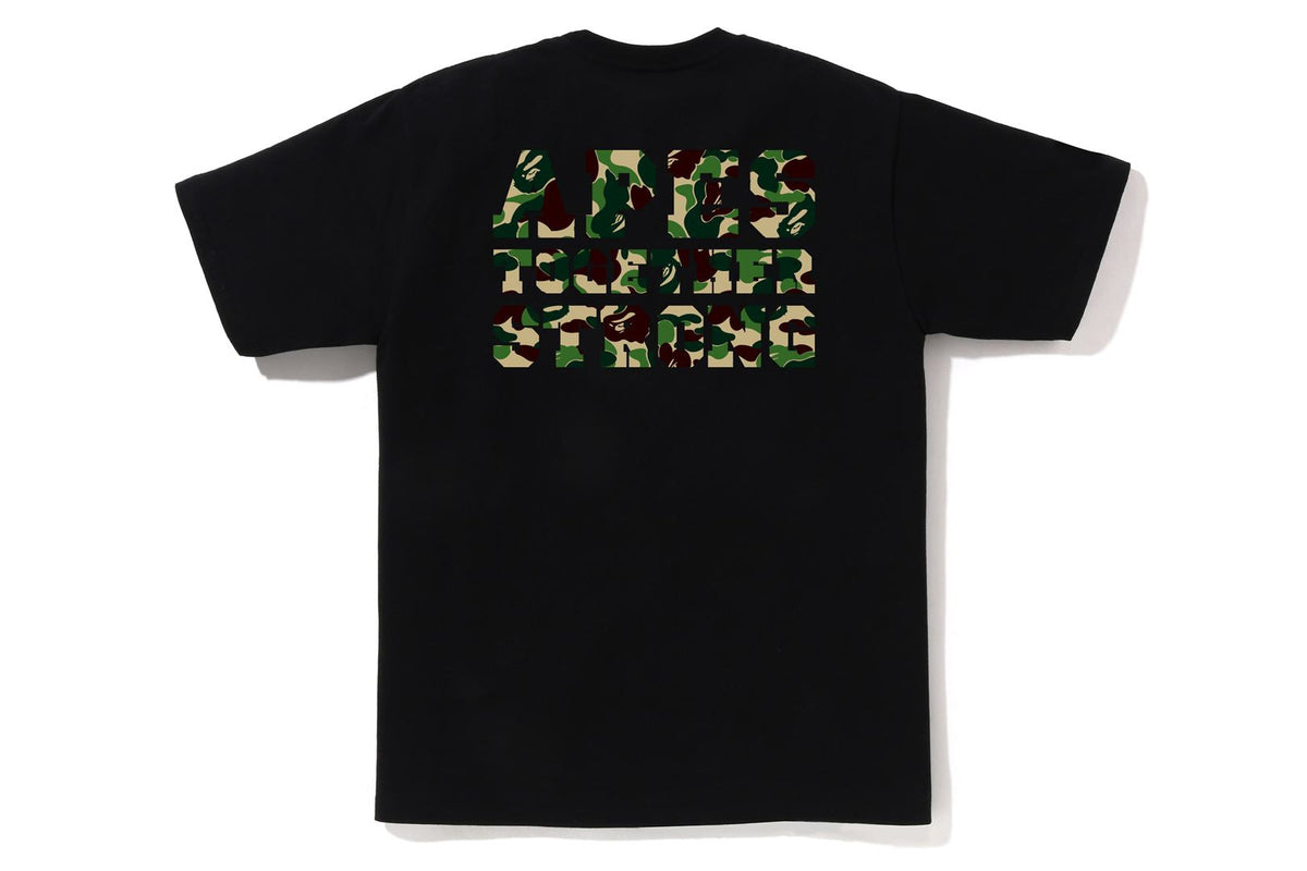 BAPE ABC CAMO COLLEGE ATS TEE