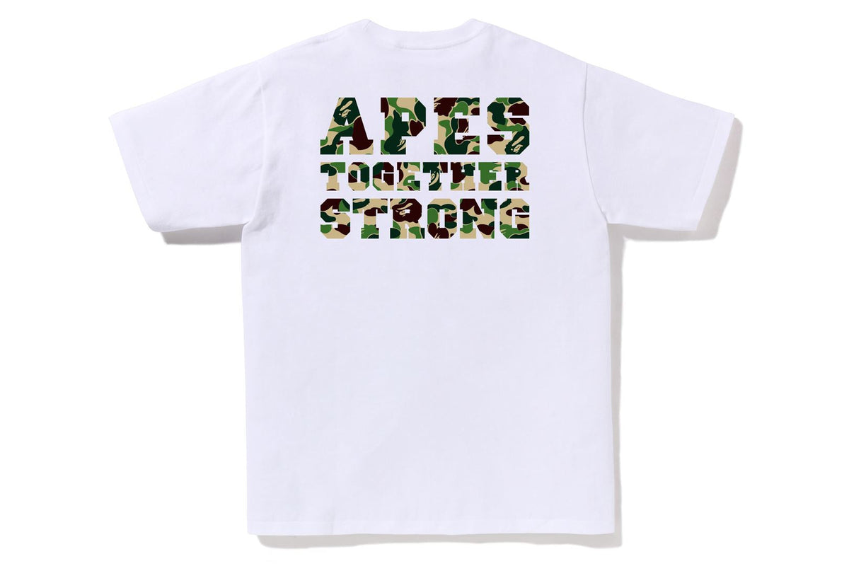 BAPE ABC CAMO COLLEGE ATS TEE