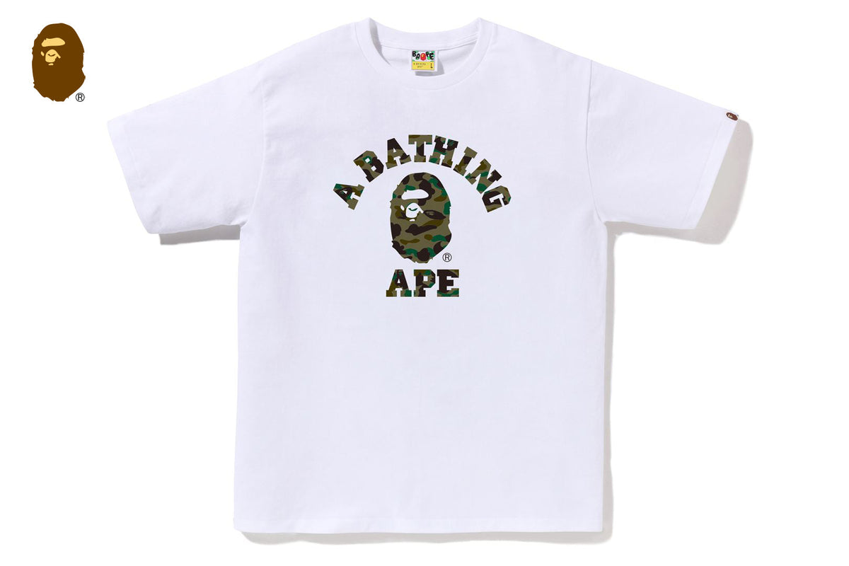 BAPE 1ST CAMO COLLEGE TEE