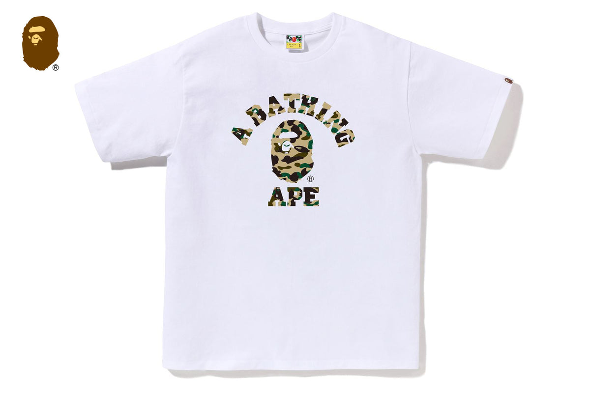 BAPE 1ST CAMO COLLEGE TEE