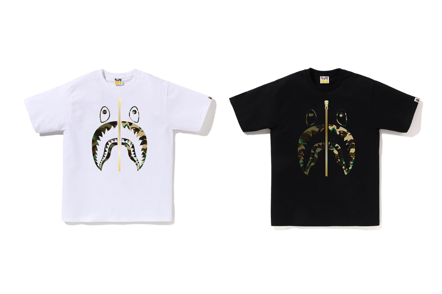 BAPE 1ST CAMO SEPARATE SHARK TEE
