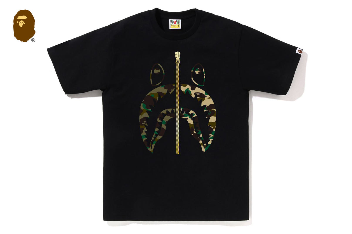 BAPE 1ST CAMO SEPARATE SHARK TEE