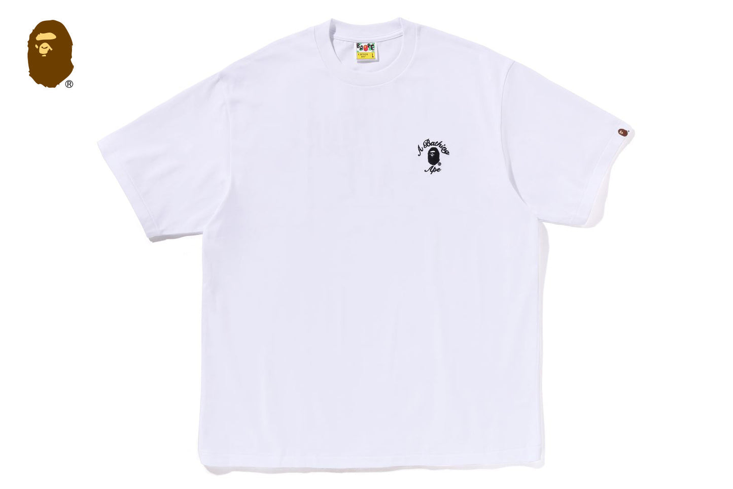 BAPE ONE POINT COLLEGE RELAXED FIT TEE
