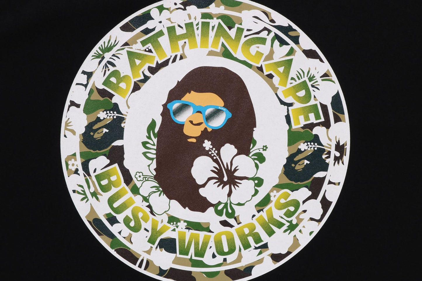 BAPE ABC RESORT CAMO BUSY WORKS TEE