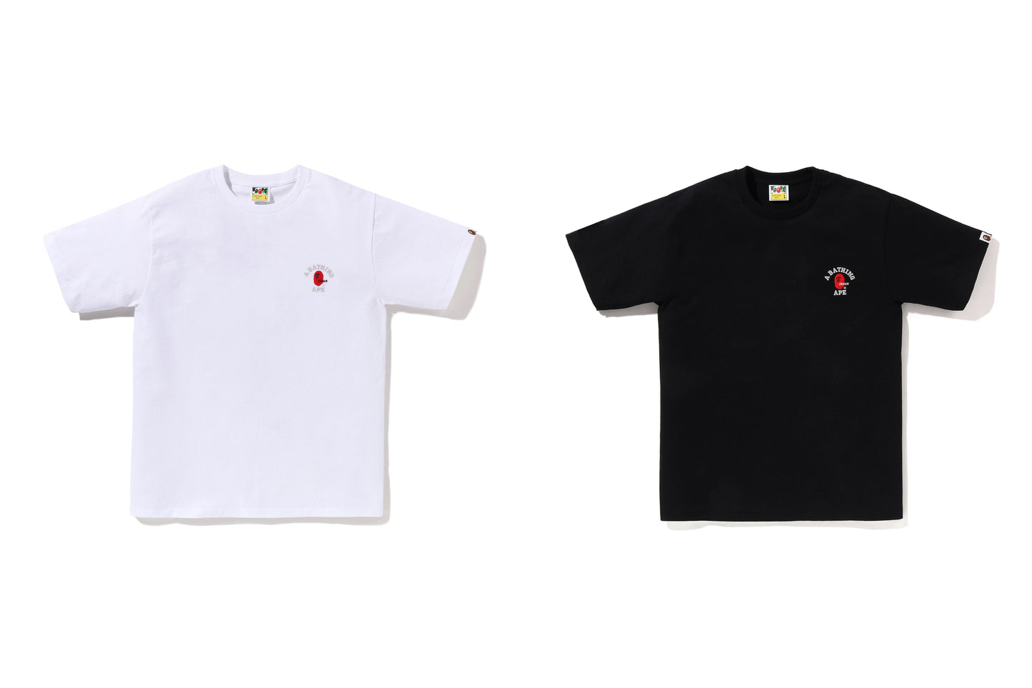 BAPE 大學一點刺繡T恤