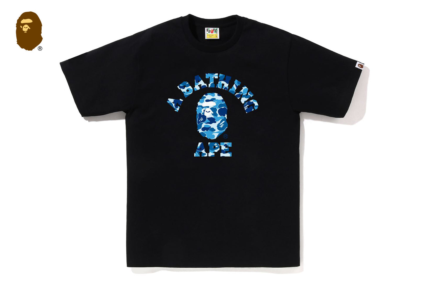 BAPE ABC CAMO COLLEGE TEE