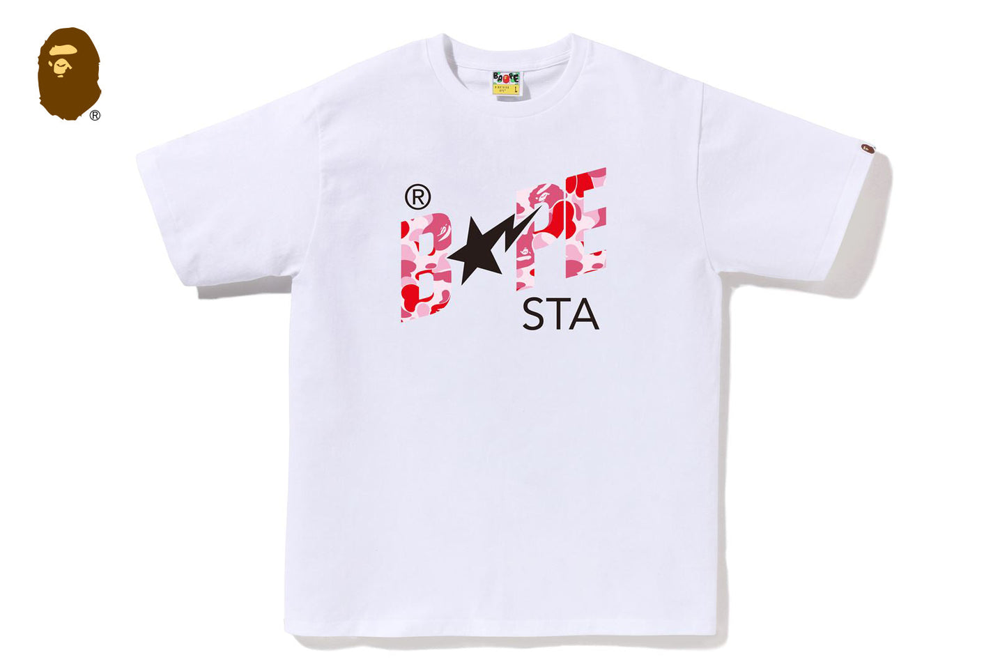 BAPE ABC CAMO BAPE STA LOGO TEE