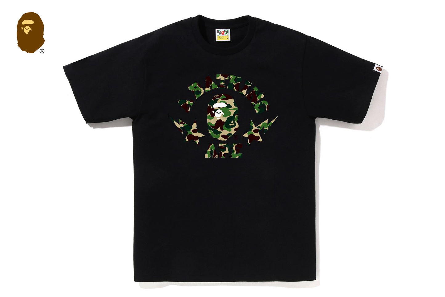 BAPE ABC CAMO STA COLLEGE TEE