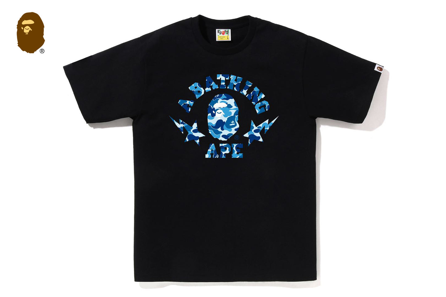 BAPE ABC CAMO STA COLLEGE TEE