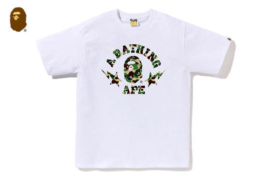 BAPE ABC CAMO STA COLLEGE TEE