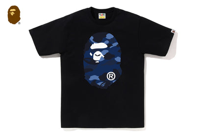 BAPE 彩色迷彩大猩猩頭圓領T恤