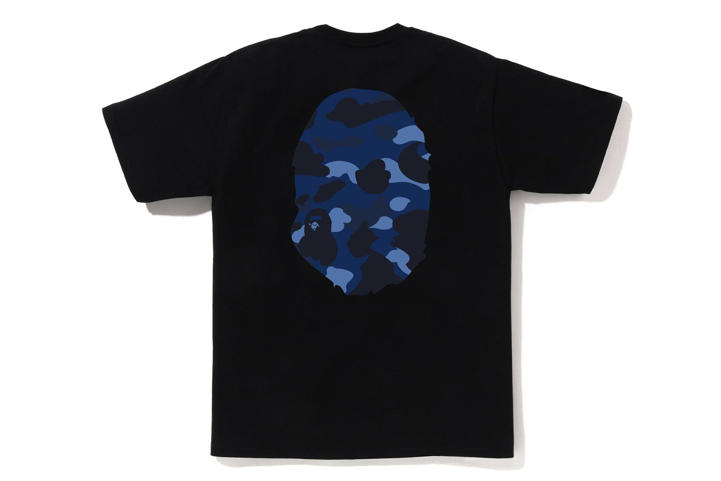 BAPE 彩色迷彩大猩猩頭圓領T恤