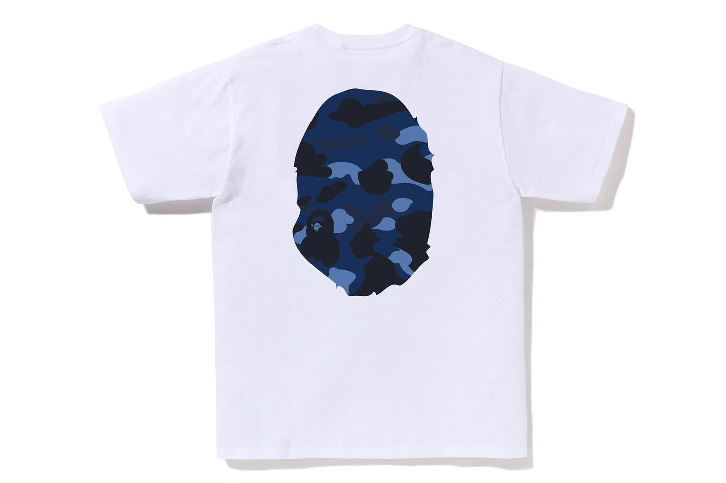 BAPE 彩色迷彩大猩猩頭圓領T恤