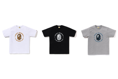 BAPE WILD LEOPARD PATTERN BUSY WORKS STA TEE