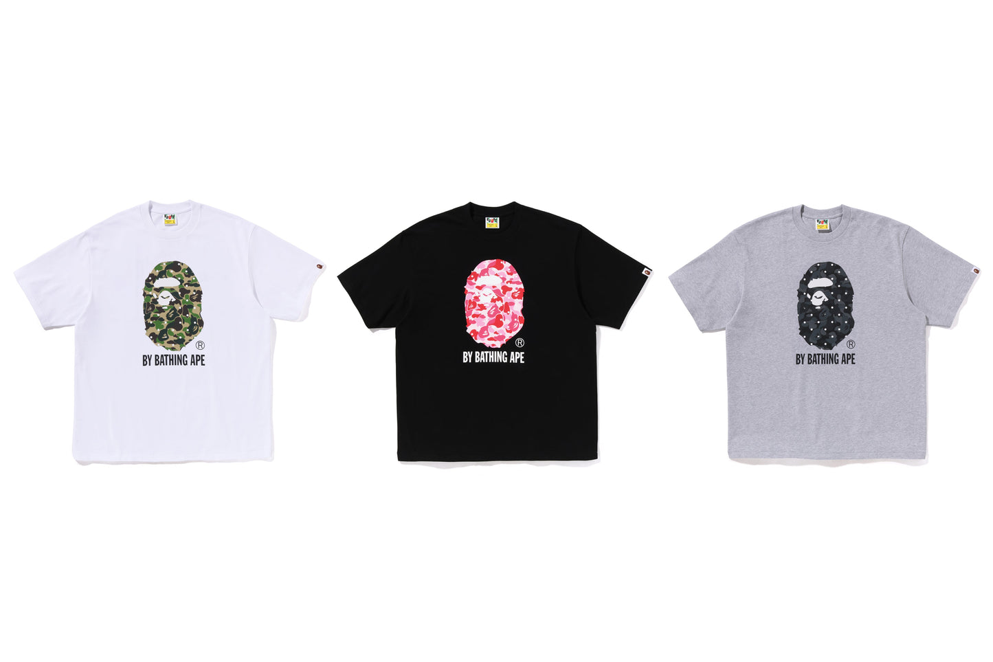 BAPE ABC DOT CAMO RELAXED FIT TEE