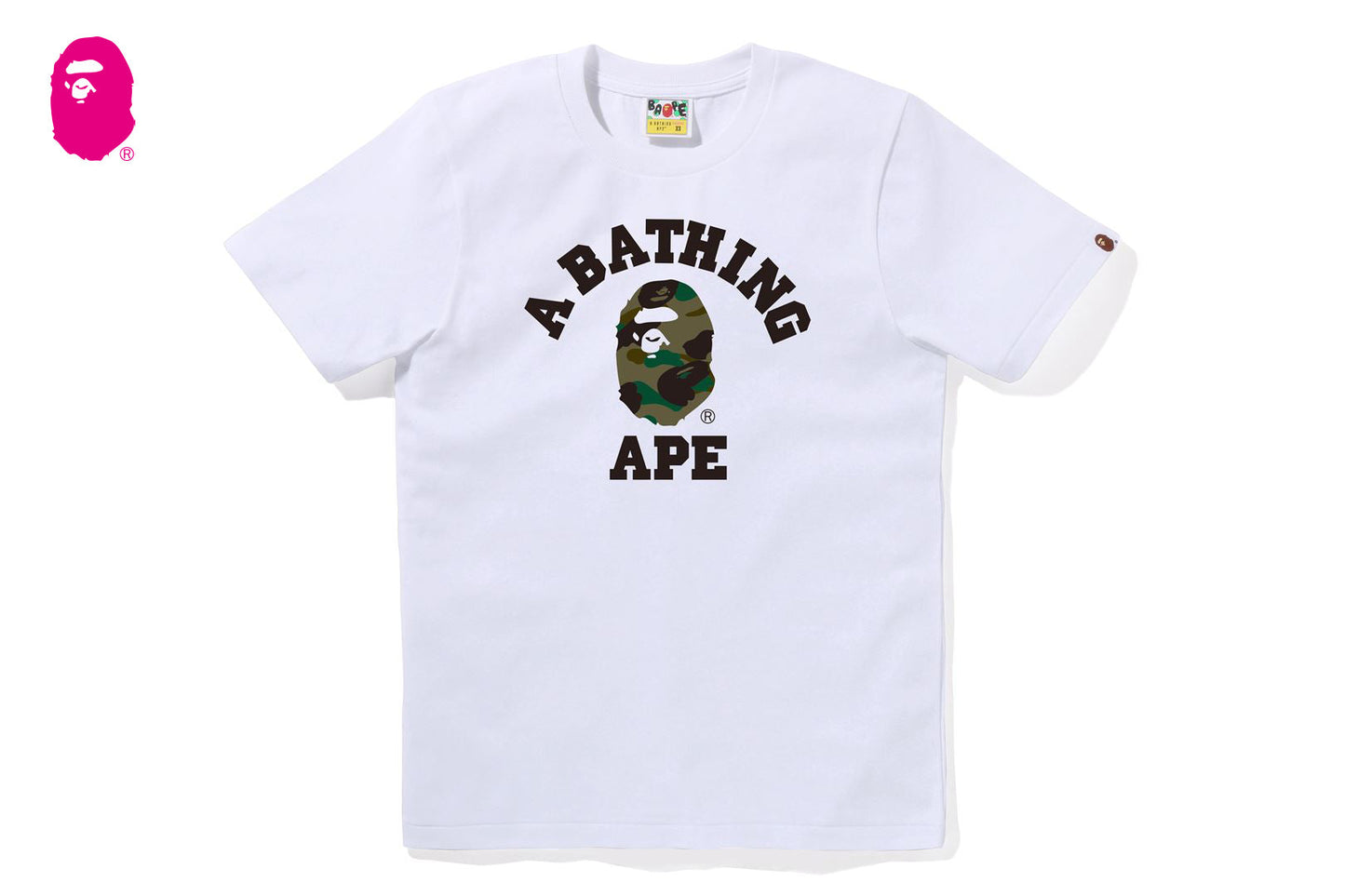 BAPE 1ST CAMO 大學T恤