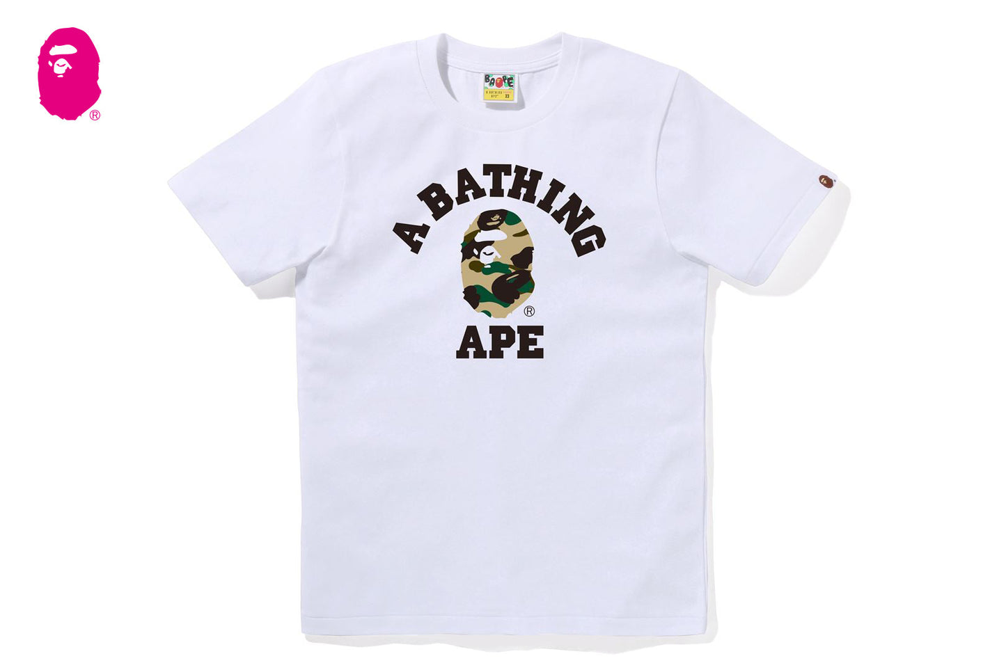 BAPE 1ST CAMO 大學T恤