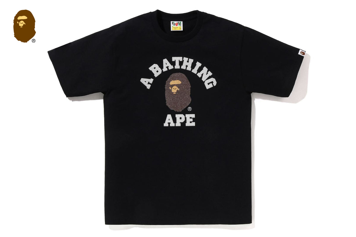 BAPE GLASS BEADS COLLEGE TEE