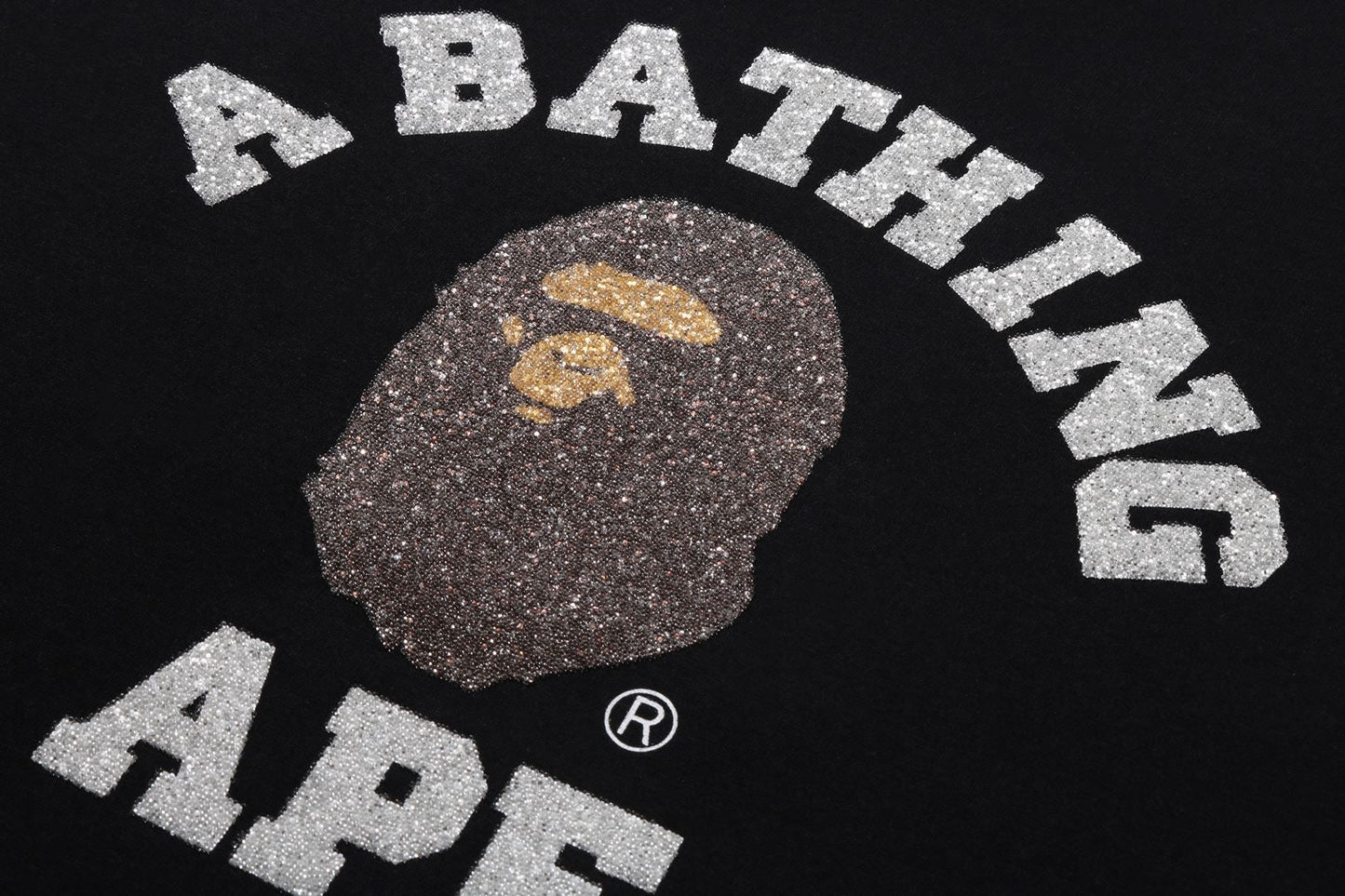 BAPE GLASS BEADS COLLEGE TEE