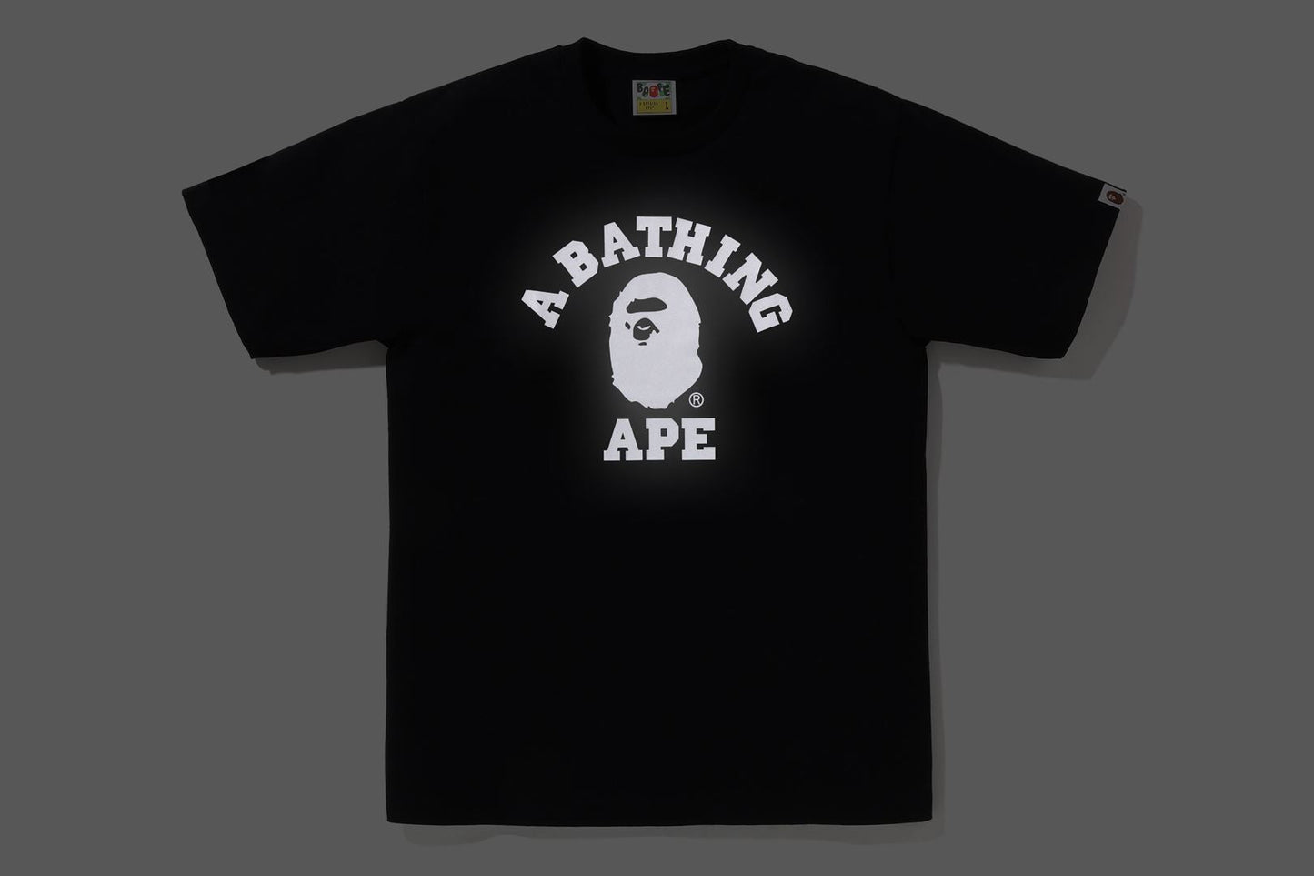 BAPE 反光大學T恤