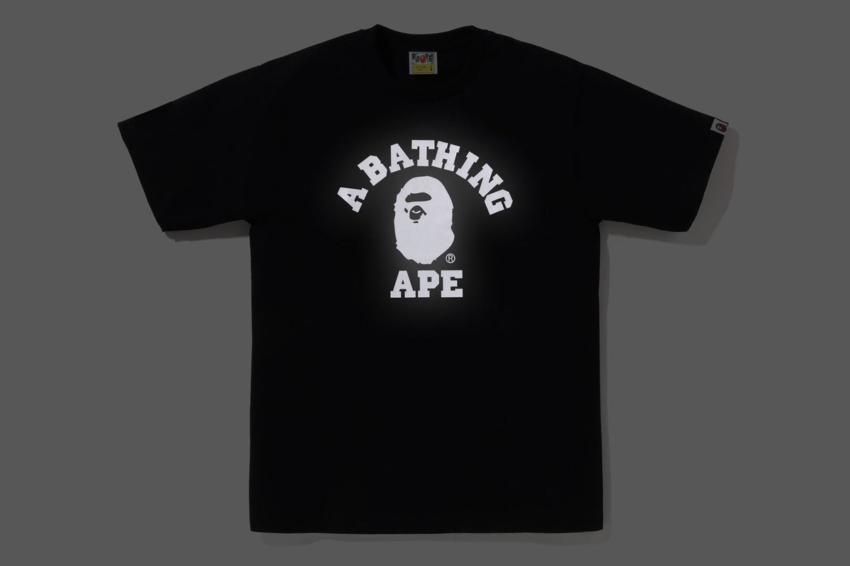 BAPE 反光大學T恤