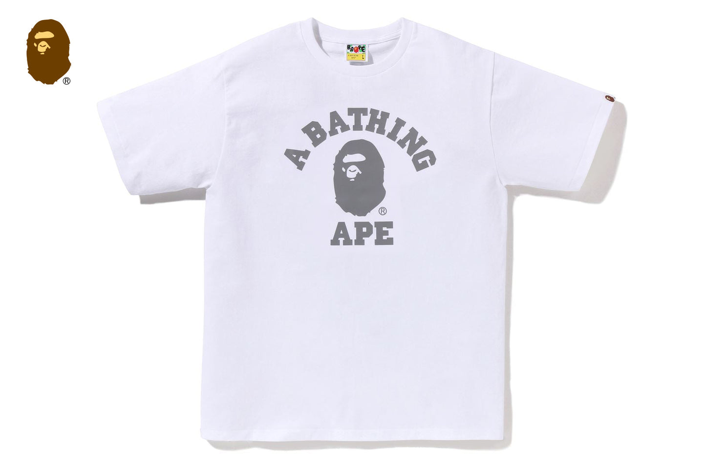 BAPE 反光大學T恤