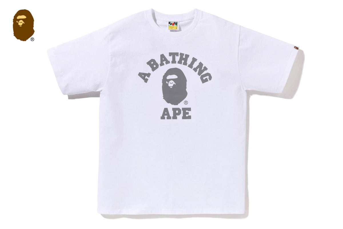 BAPE 反光大學T恤