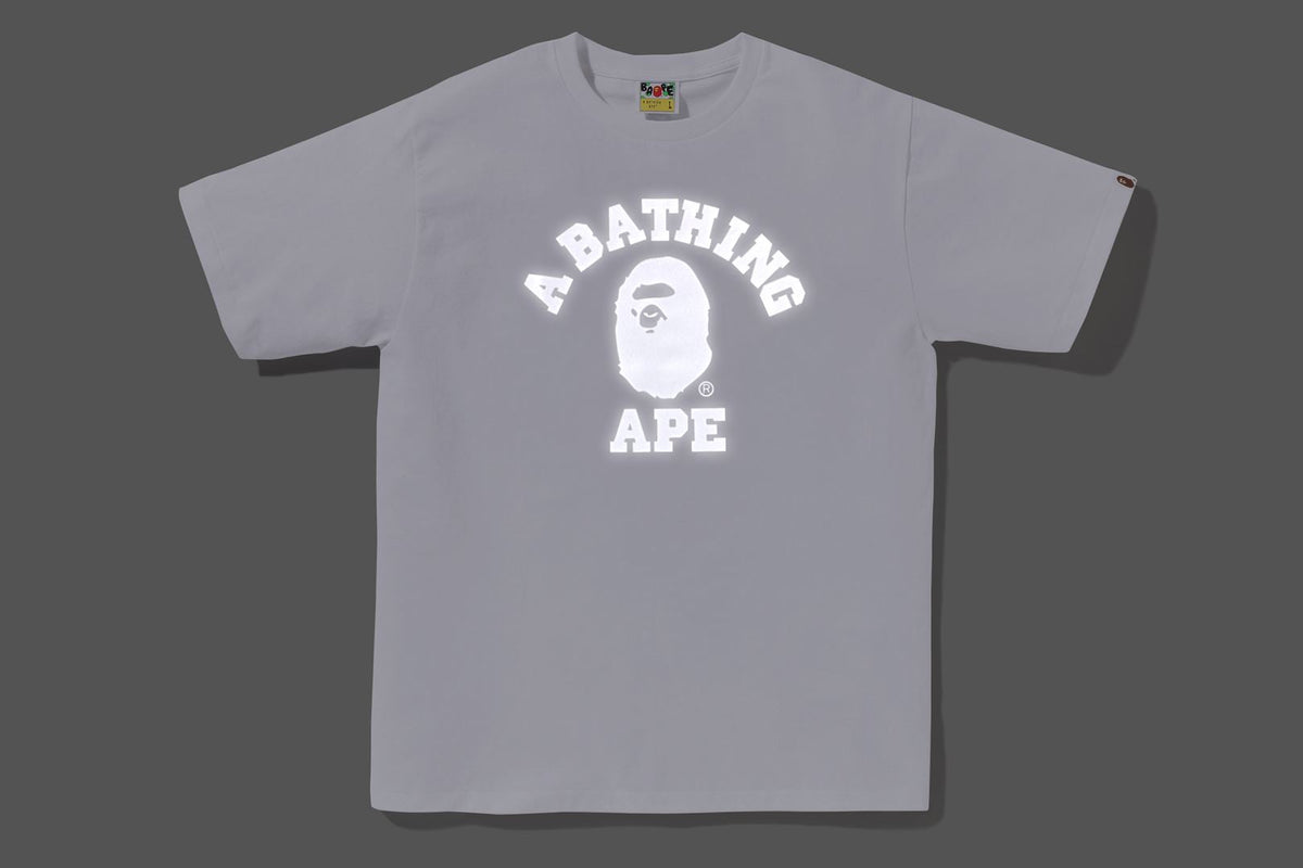 BAPE 反光大學T恤