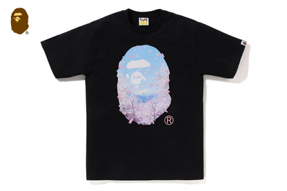 BAPE 櫻花照片猿頭短袖T恤