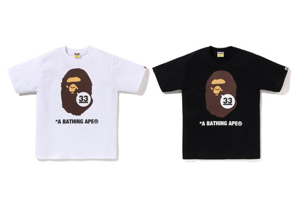BAPE 33周年紀念APE HEAD T恤