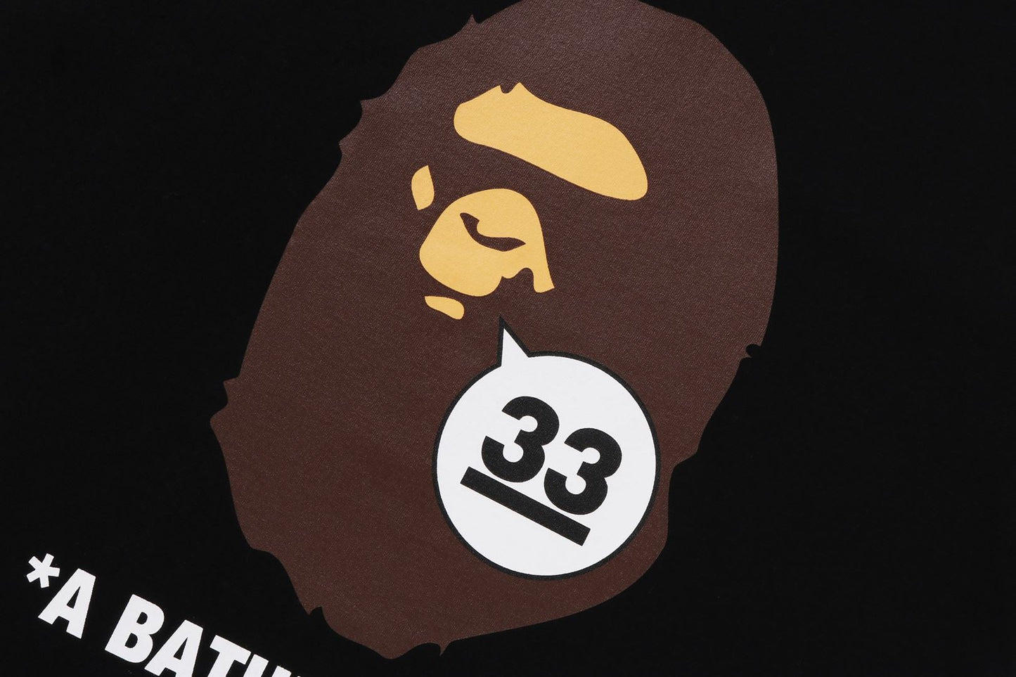 BAPE 33周年紀念APE HEAD T恤