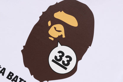BAPE 33周年紀念APE HEAD T恤