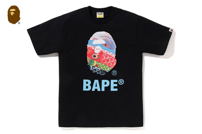 BAPE 鯉魚旗攝影APE頭短袖T恤