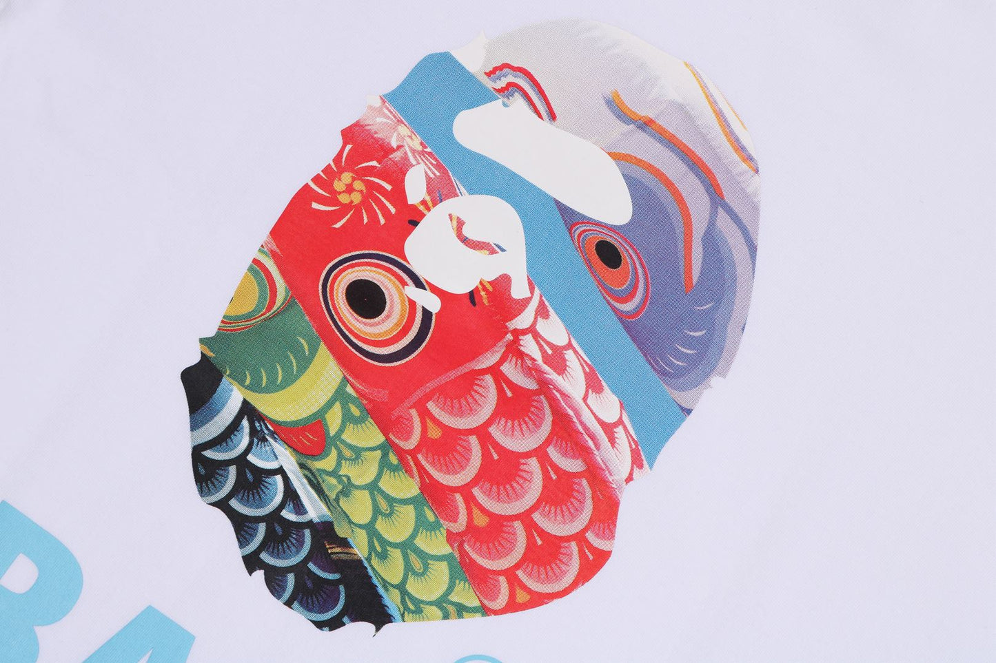 BAPE 鯉魚旗攝影APE頭短袖T恤