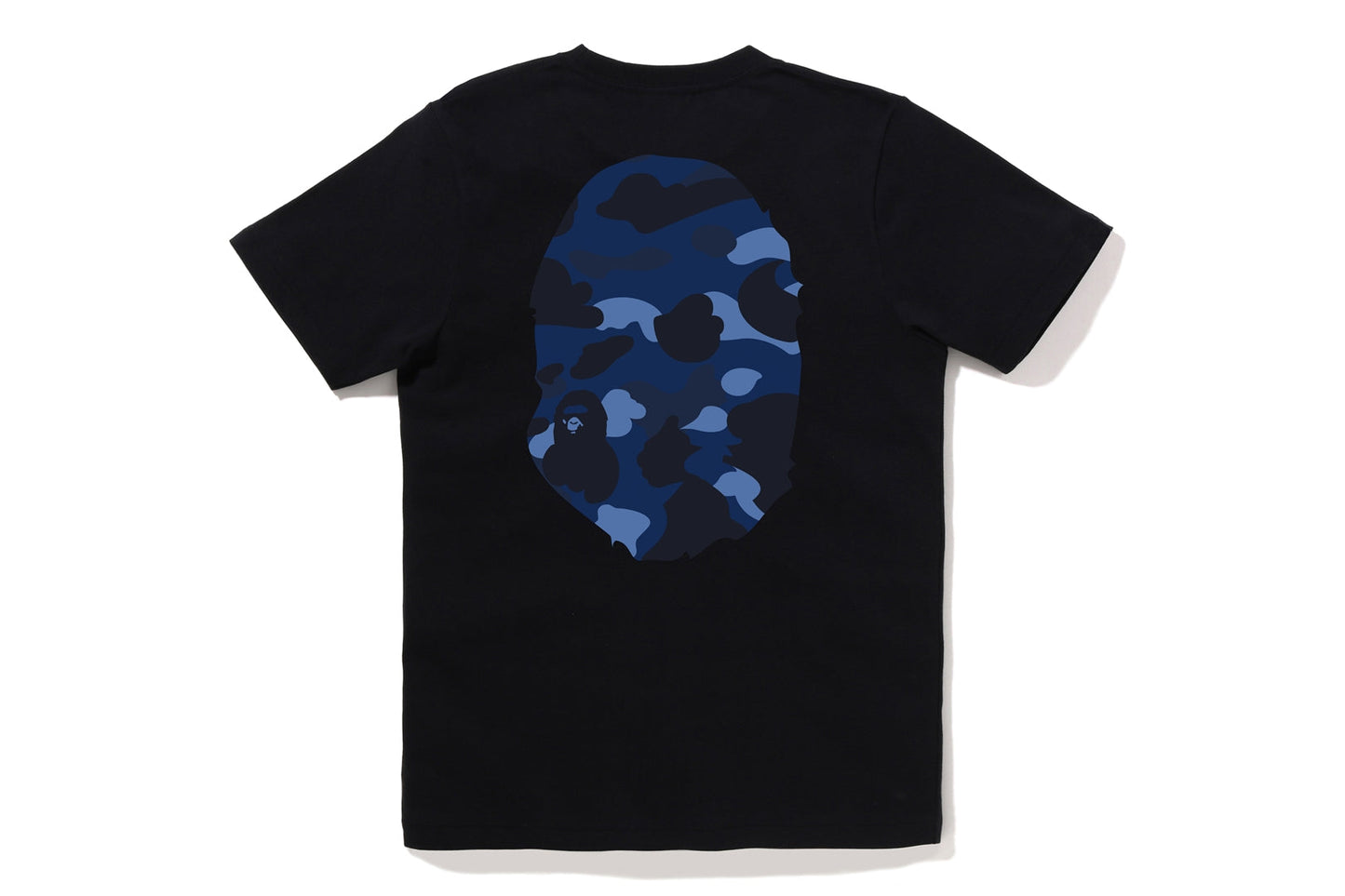 BAPE 彩色迷彩大猩猩頭圓領T恤