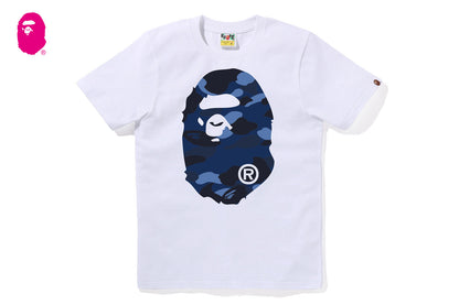 BAPE 彩色迷彩大猩猩頭圓領T恤