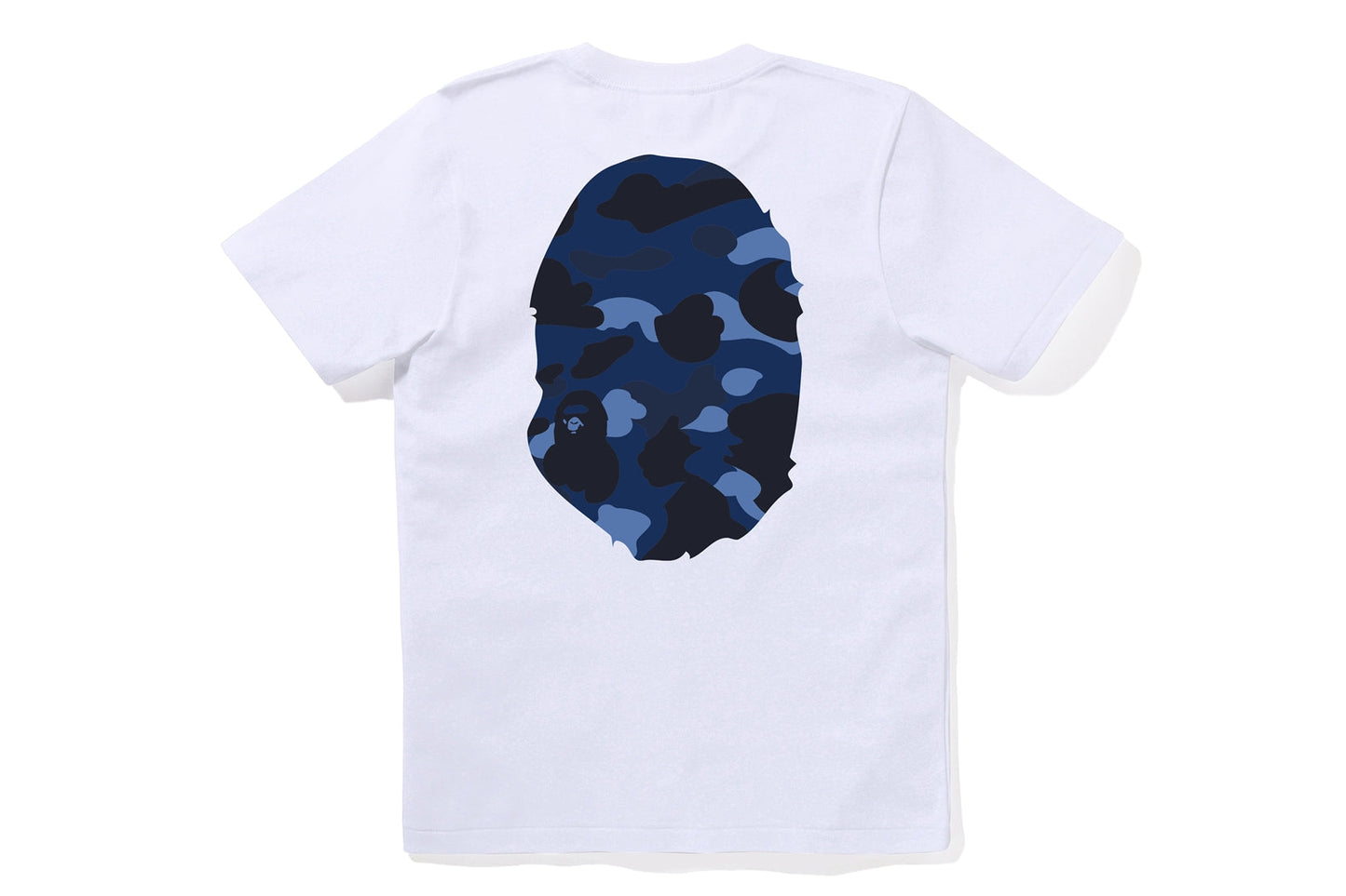 BAPE 彩色迷彩大猩猩頭圓領T恤