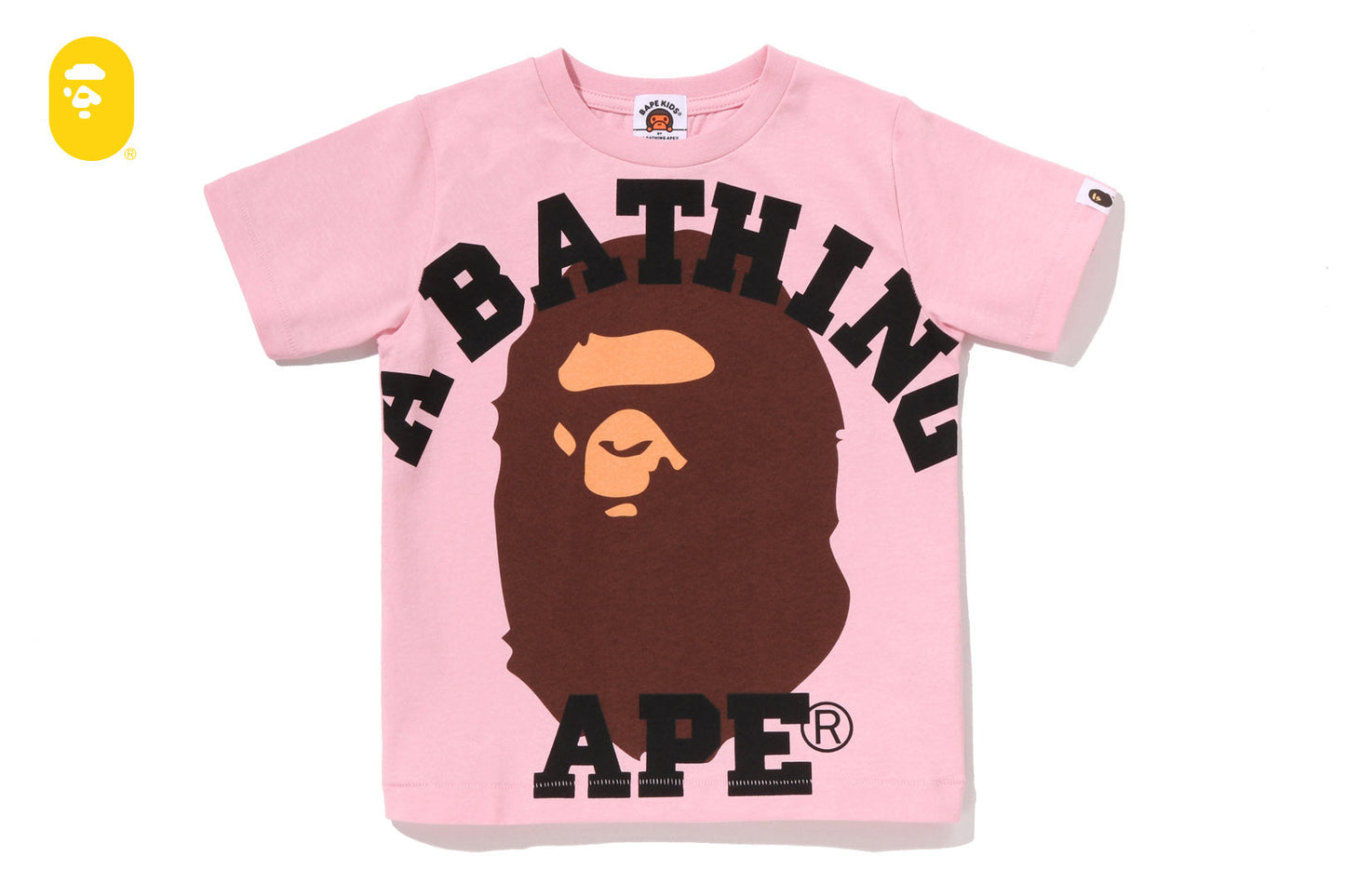 BAPE FACE OVER COLLEGE TEE
