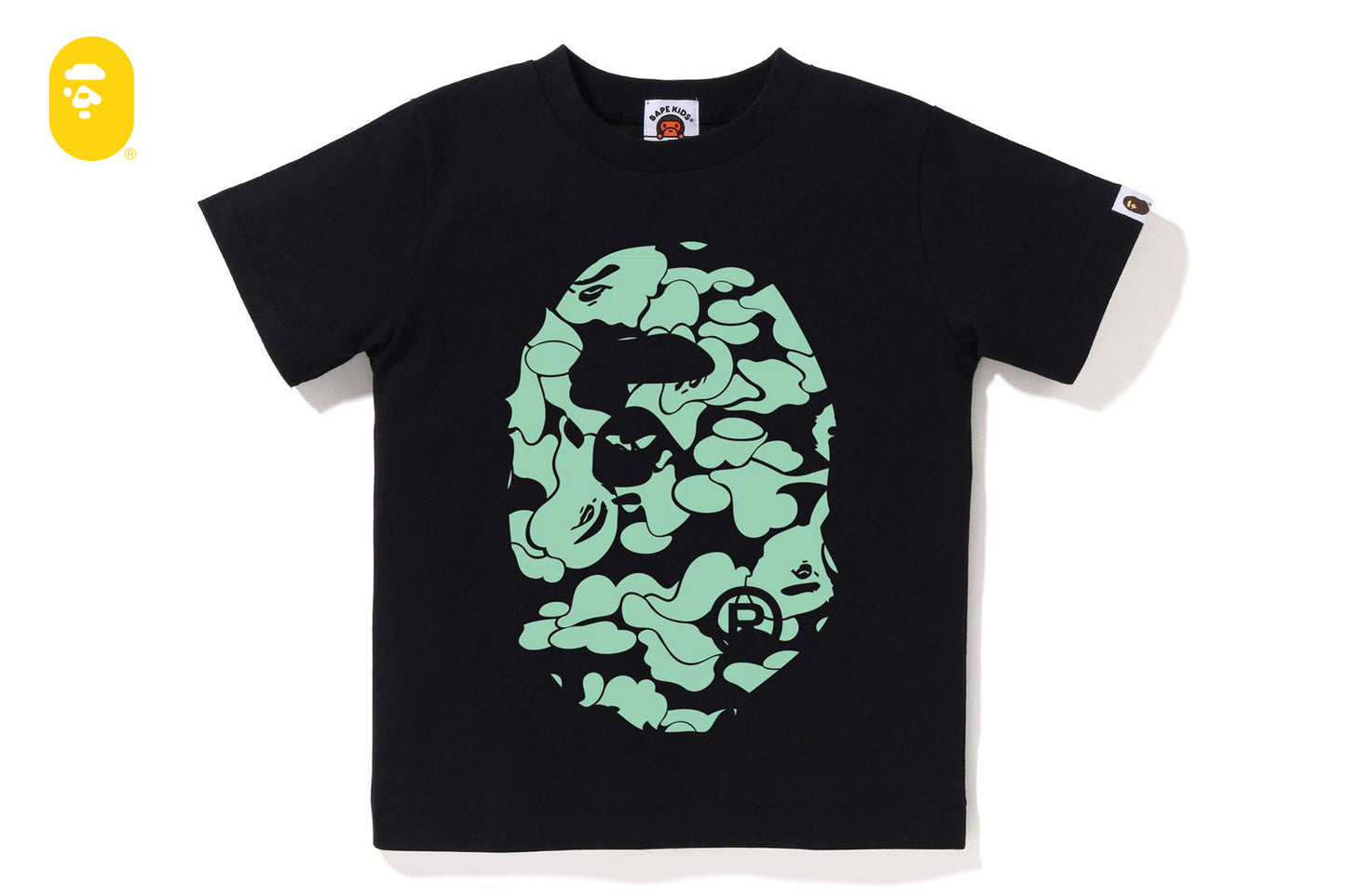 BAPE 夜光迷彩大猩猩頭短袖T恤