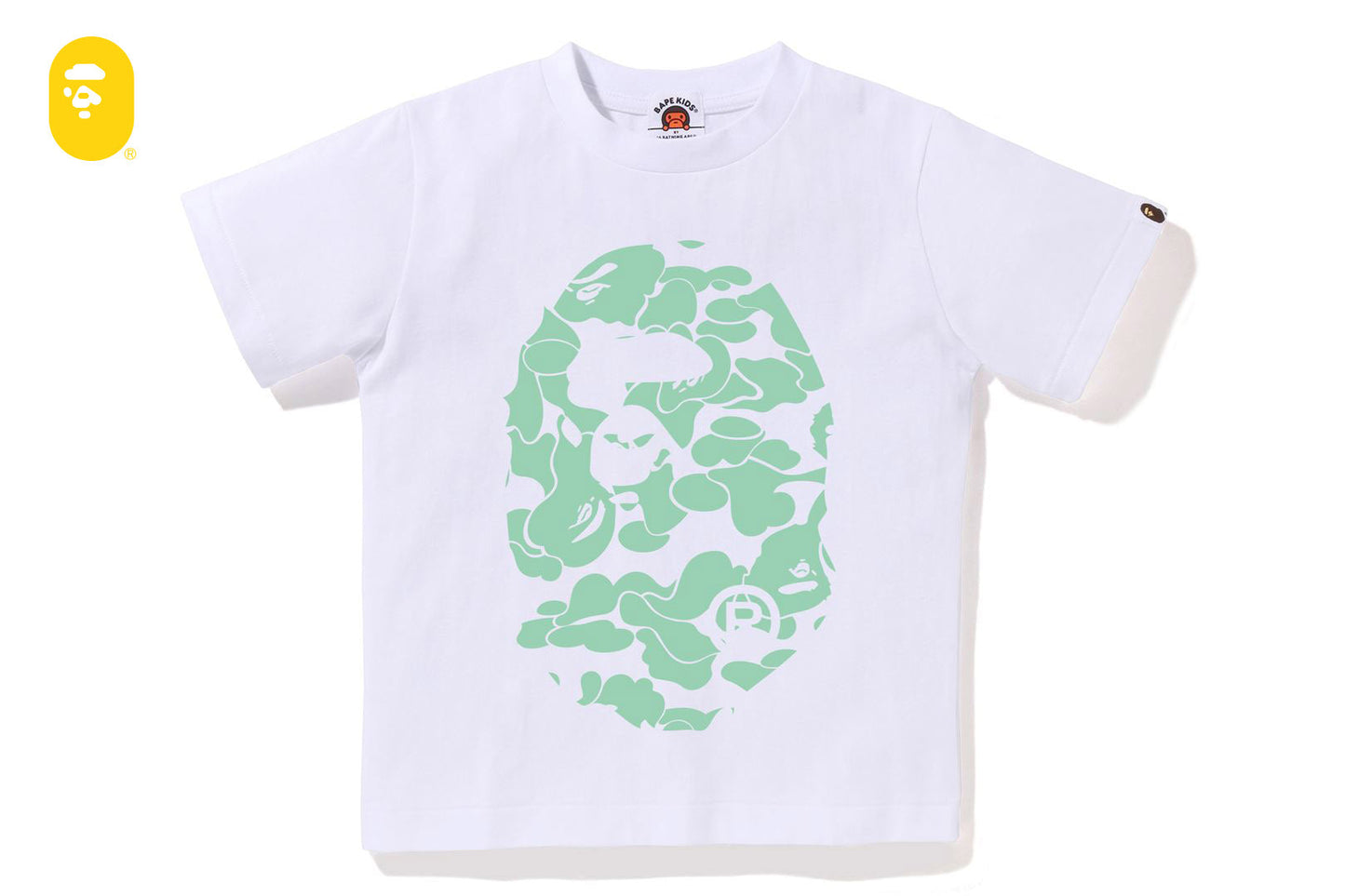 BAPE 夜光迷彩大猩猩頭短袖T恤