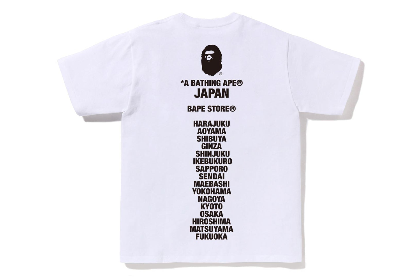 BAPE JAPAN APE HEAD TEE
