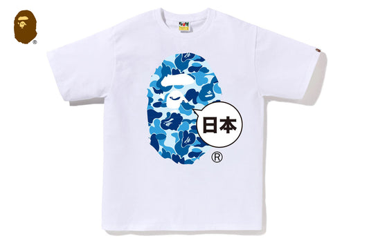 BAPE ABC CAMO JAPAN BIG APE HEAD TEE