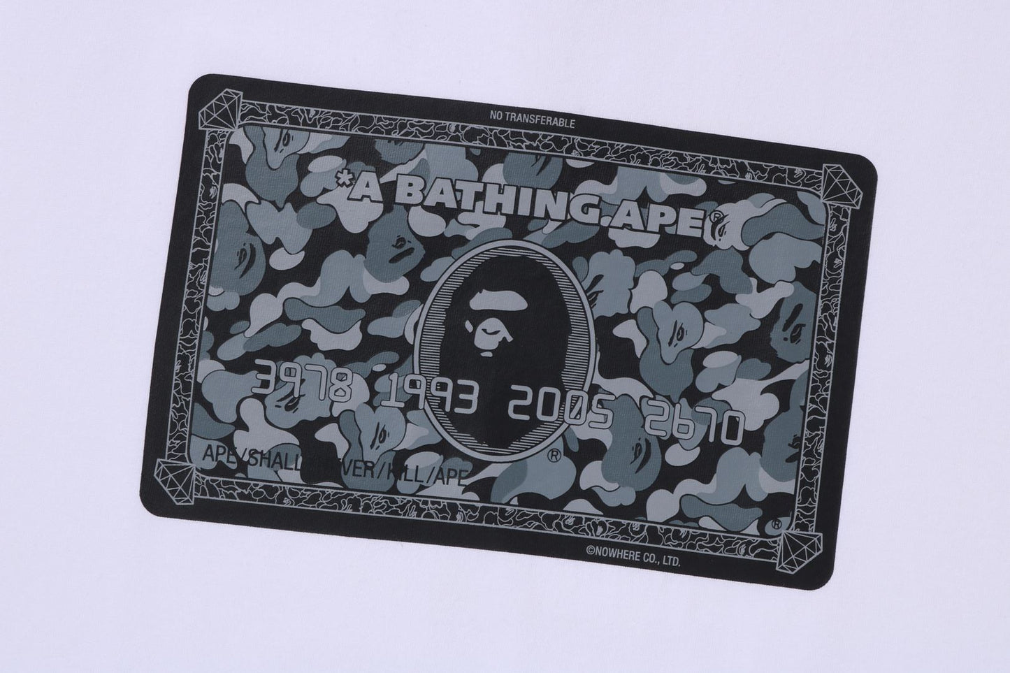 BAPE CARD TEE BAPEC