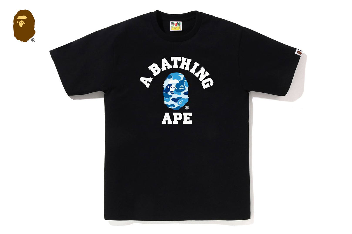 BAPE ABC CAMO COLLEGE TEE