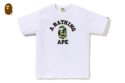 BAPE ABC CAMO COLLEGE TEE