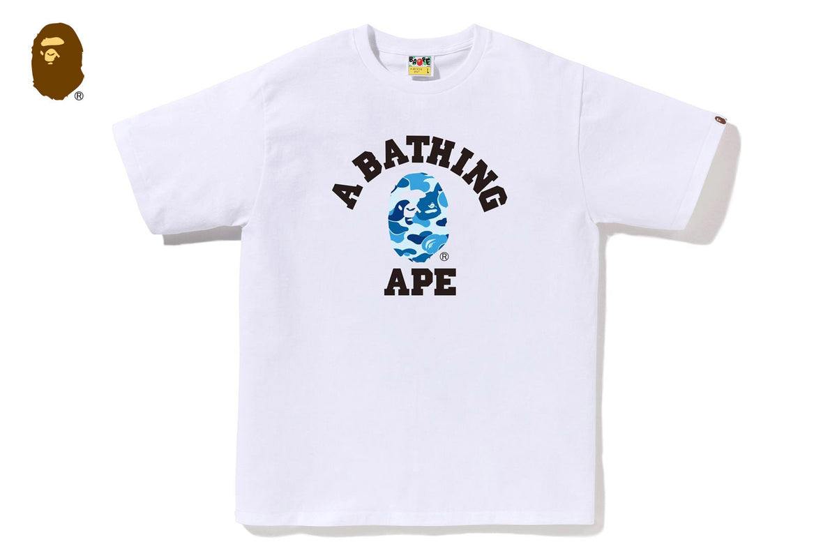 BAPE ABC CAMO COLLEGE TEE