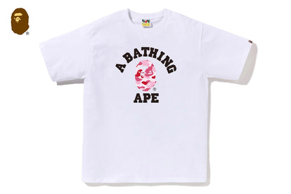 BAPE ABC CAMO COLLEGE TEE