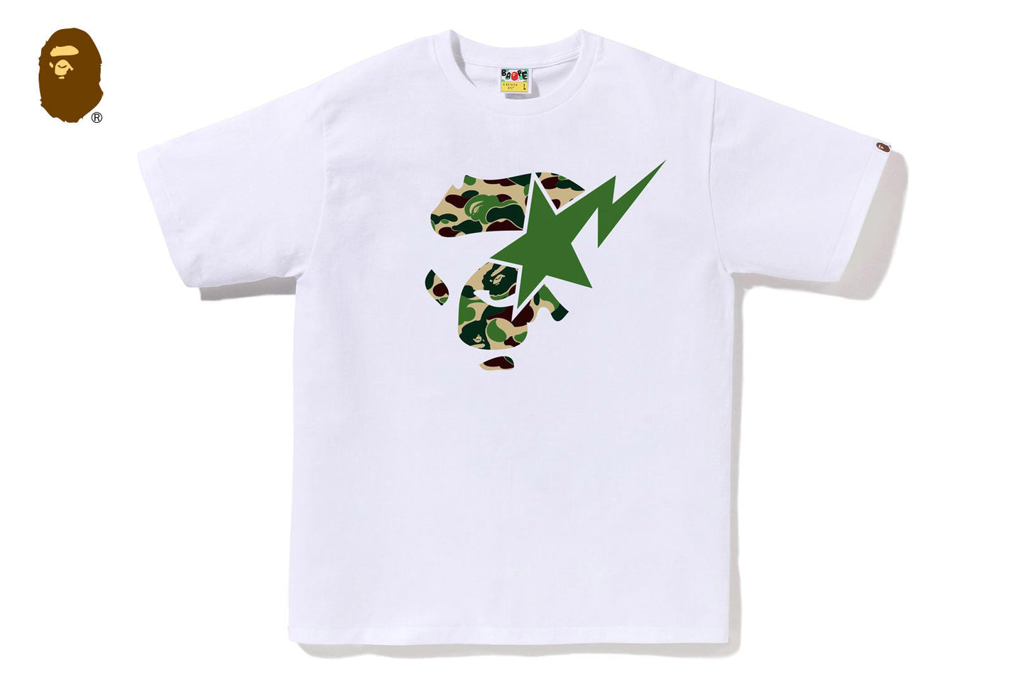 BAPE ABC CAMO APE FACE STA TEE