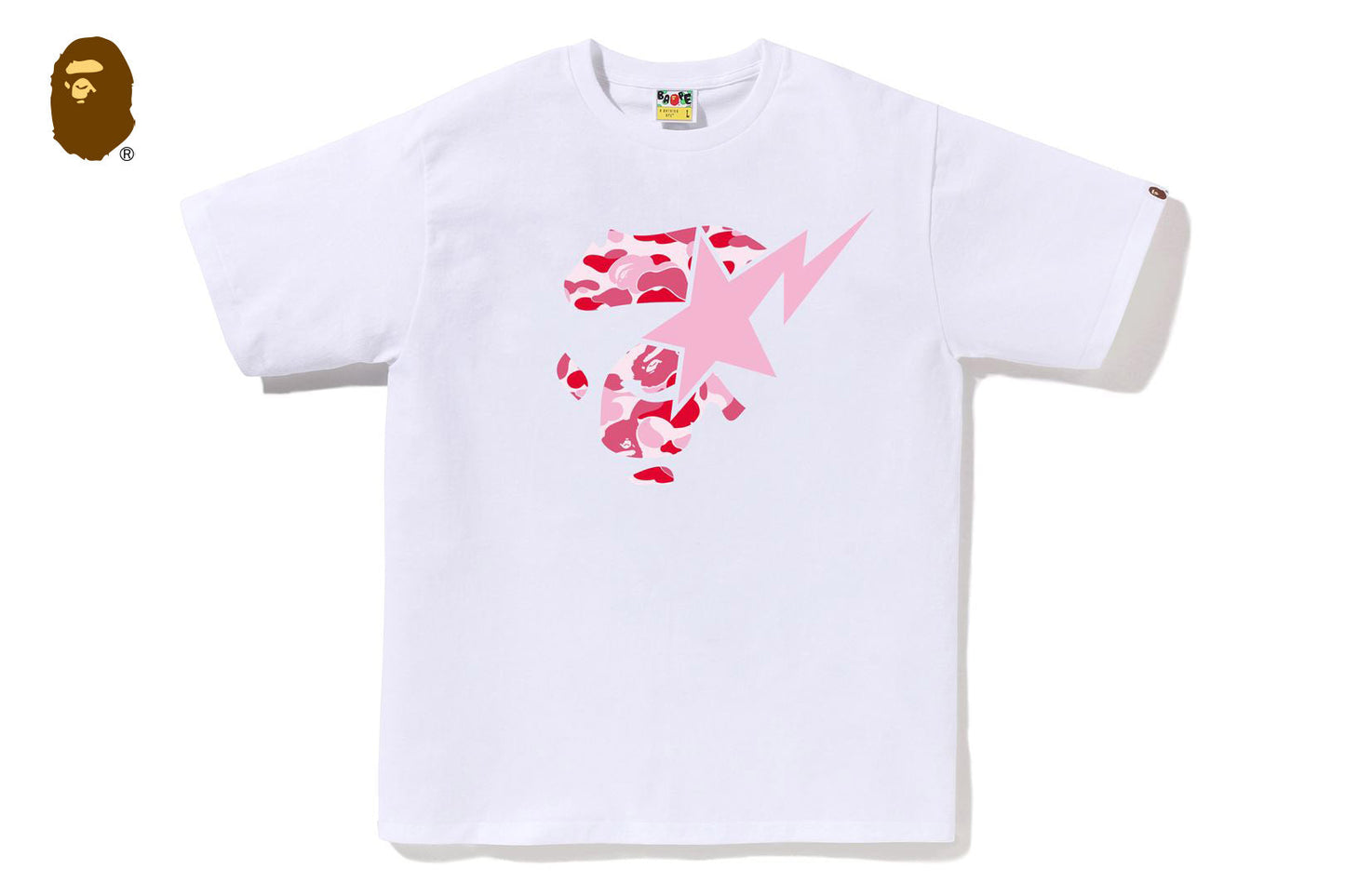 BAPE ABC CAMO APE FACE STA TEE
