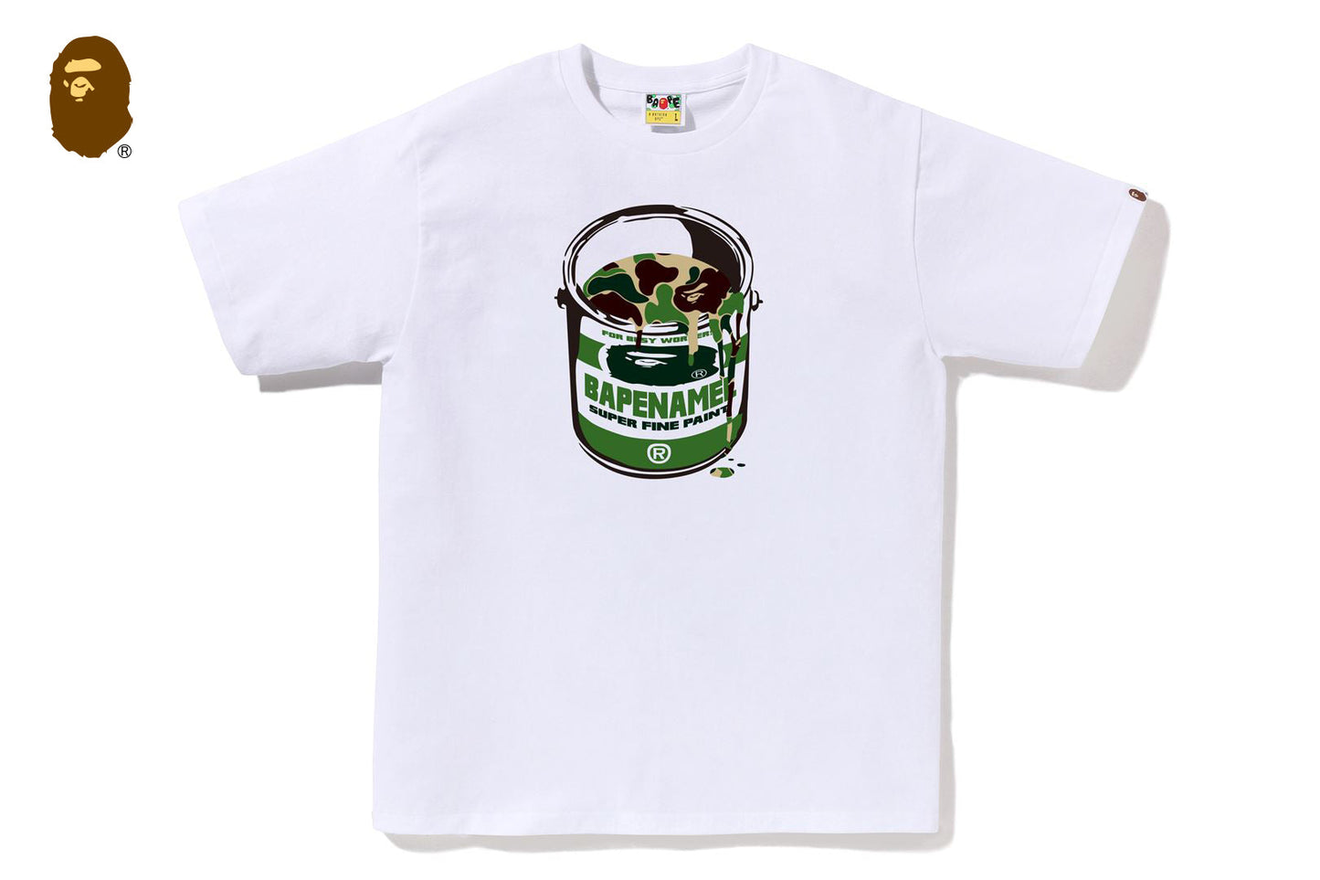 BAPE ABC CAMO PAINT CAN TEE